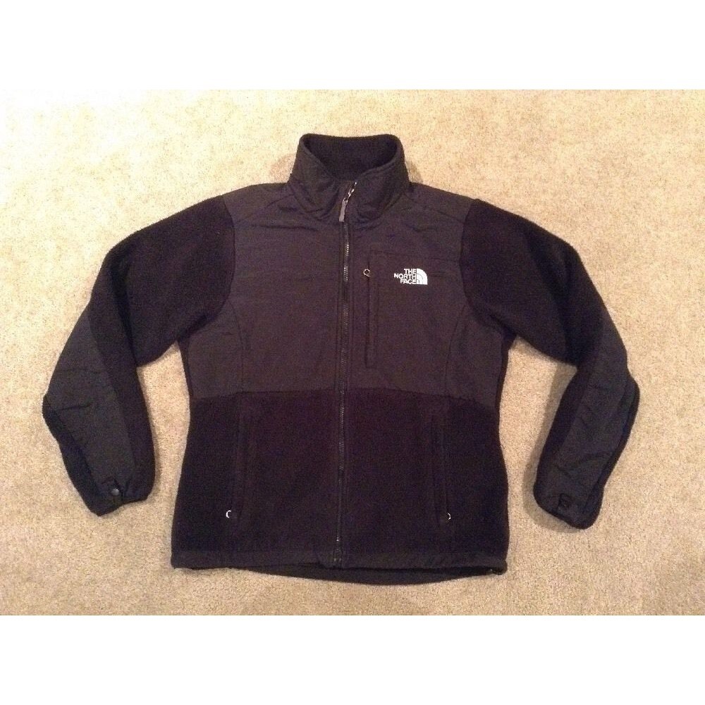 The North Face Womens Denali Nylon/Polartec Fleece Jacket Black
